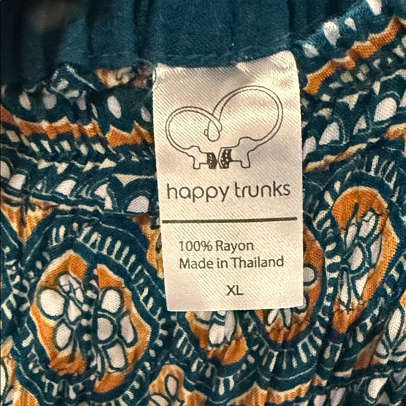 Elegant Teal and Gold Women's Joggers XL - Picture 4 of 7